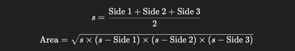 Triangle Area Calculator